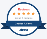 Avvo — 5 stars, Charles P. Farris